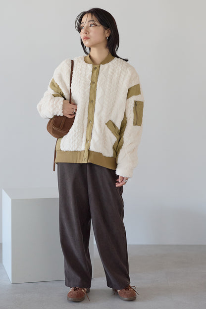 ≪SALE≫Boa & Quilted MA1 Blouson