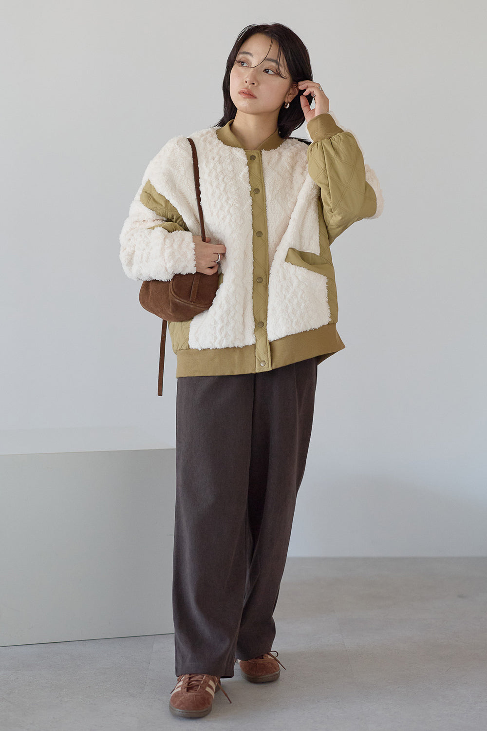 ≪SALE≫Boa & Quilted MA1 Blouson