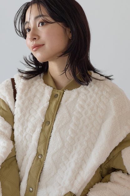 ≪SALE≫Boa & Quilted MA1 Blouson