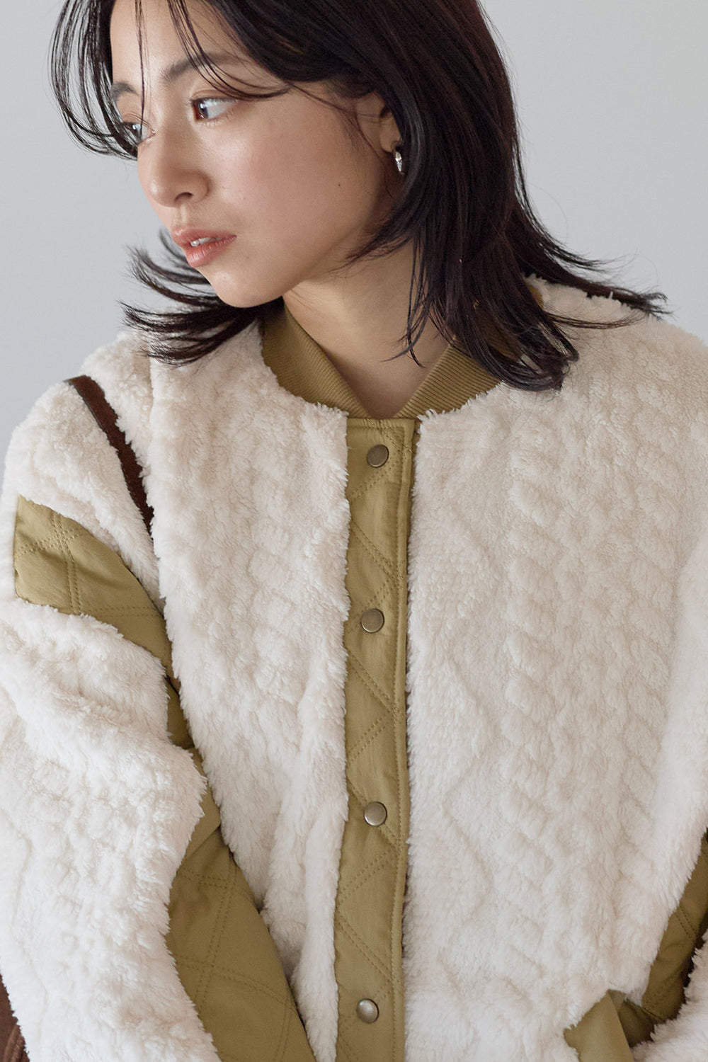 ≪SALE≫Boa & Quilted MA1 Blouson