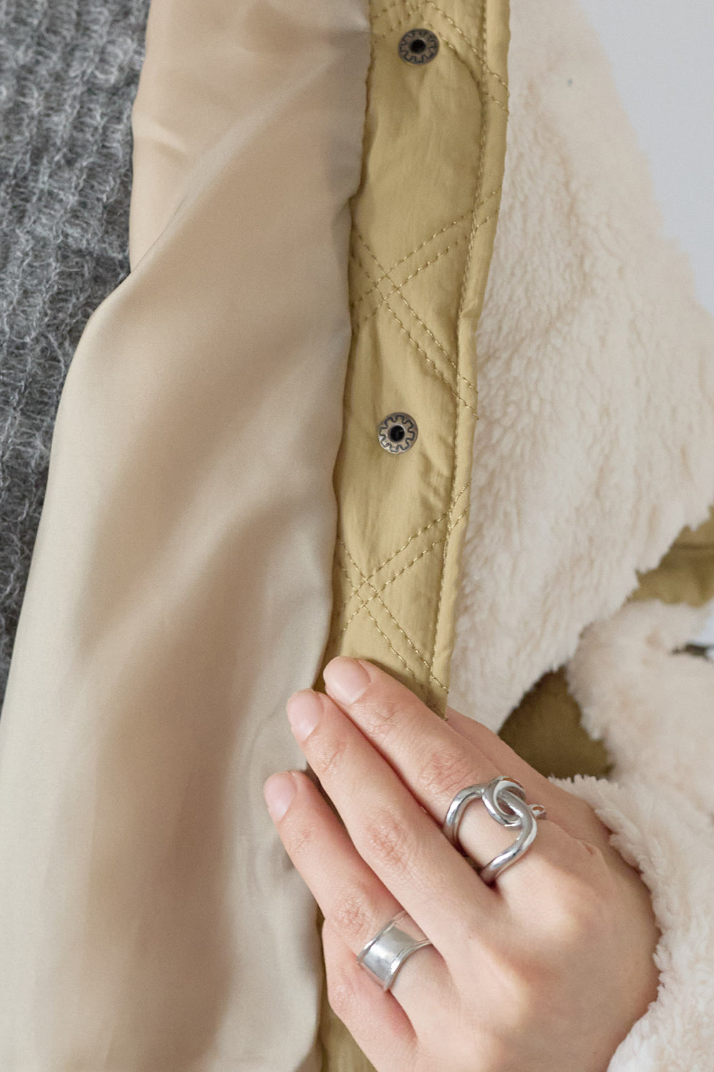 ≪SALE≫Boa & Quilted MA1 Blouson