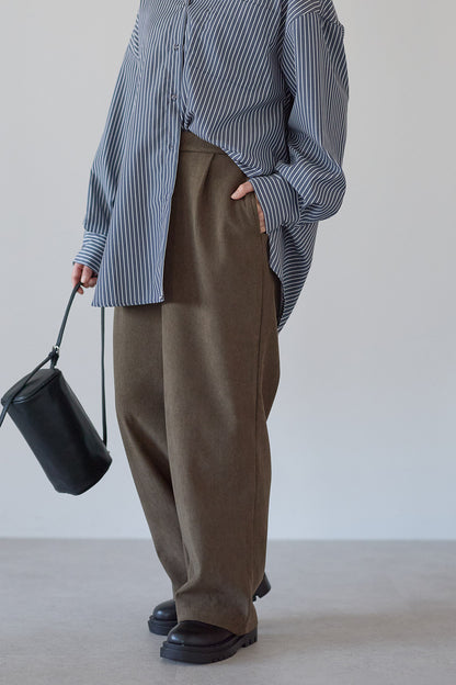 ≪SALE≫Corduroy Bonded Wide Pants