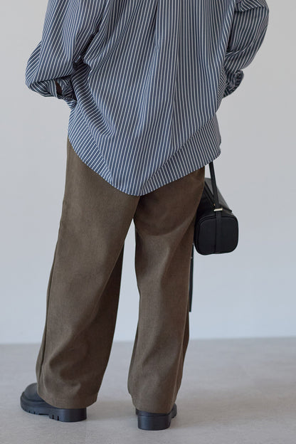 ≪SALE≫Corduroy Bonded Wide Pants