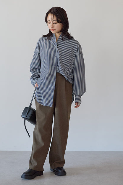≪SALE≫Corduroy Bonded Wide Pants