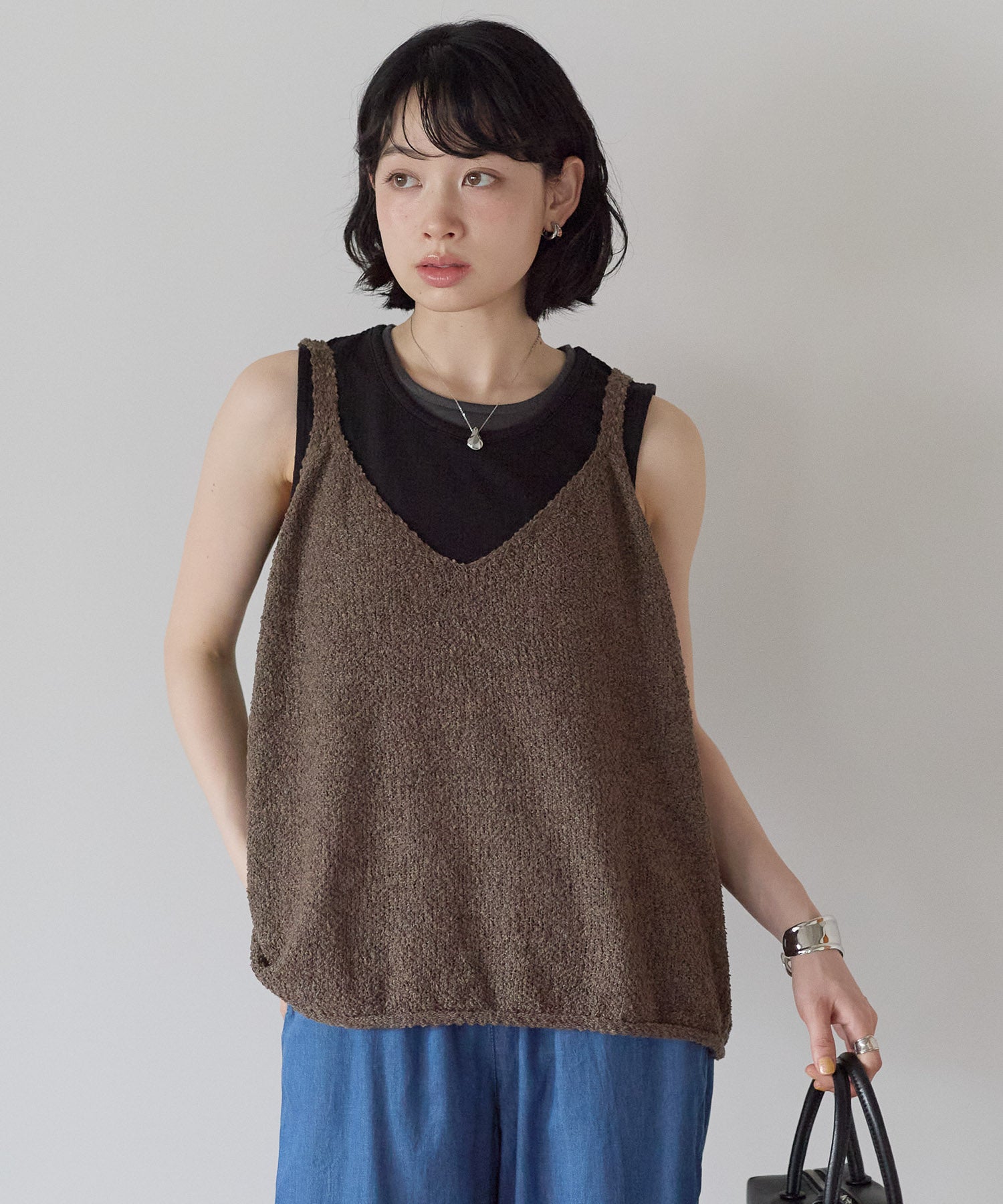ブラウン / 157cm / FREE