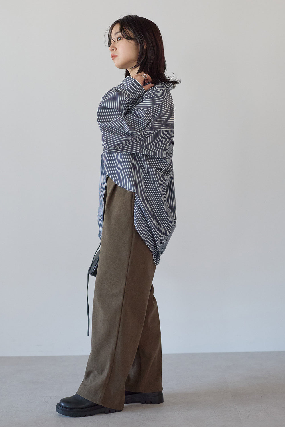 ≪SALE≫Corduroy Bonded Wide Pants