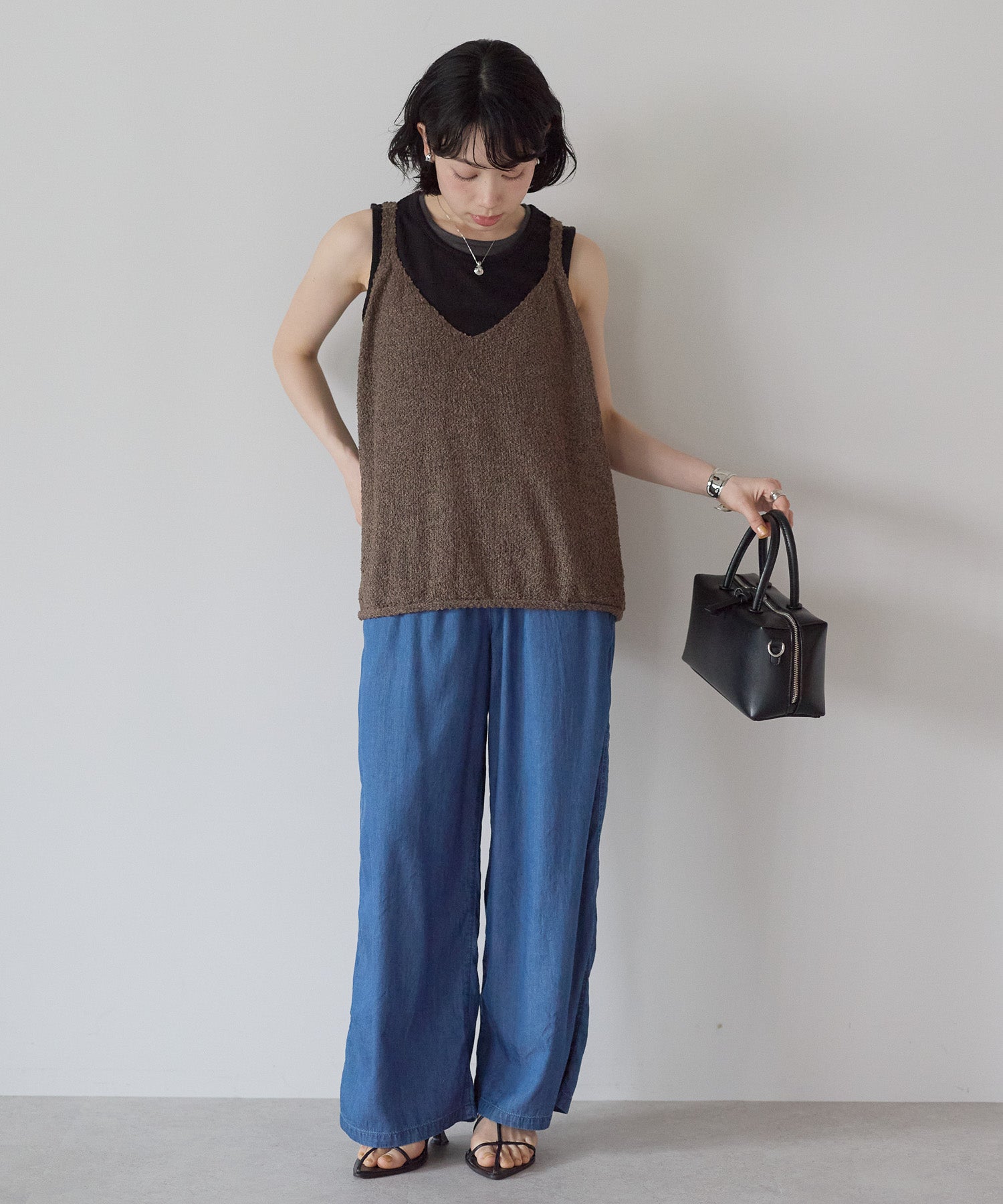 ブラウン / 157cm / FREE