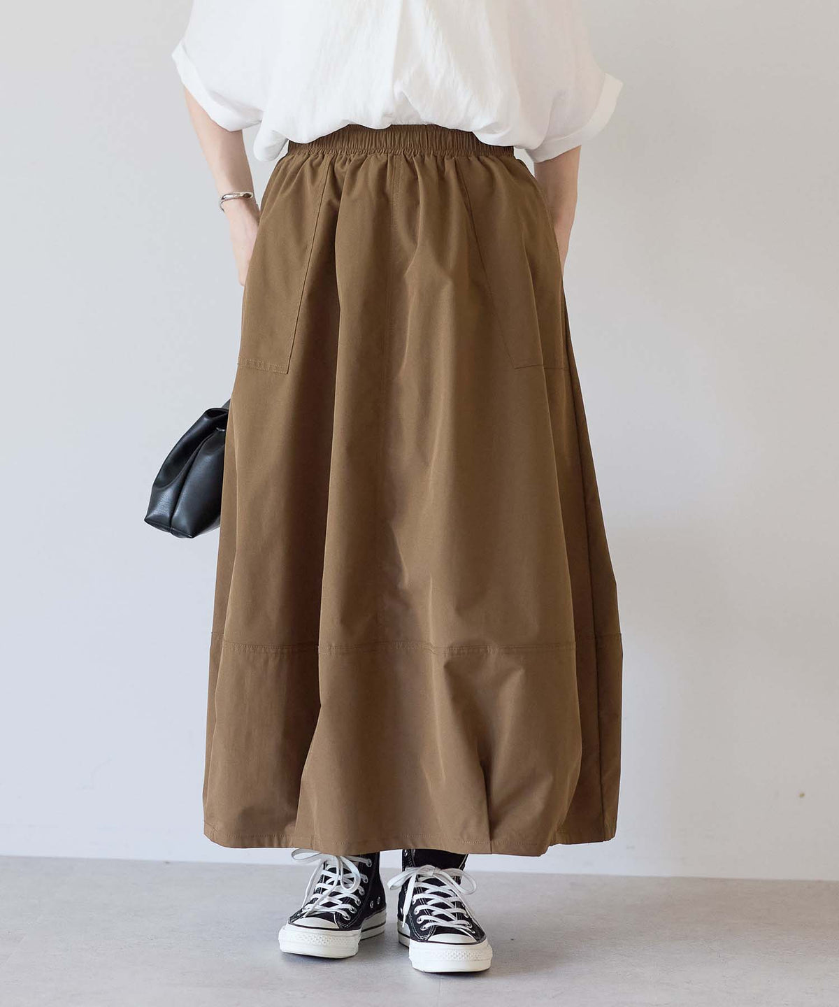 ブラウン / 157cm / FREE