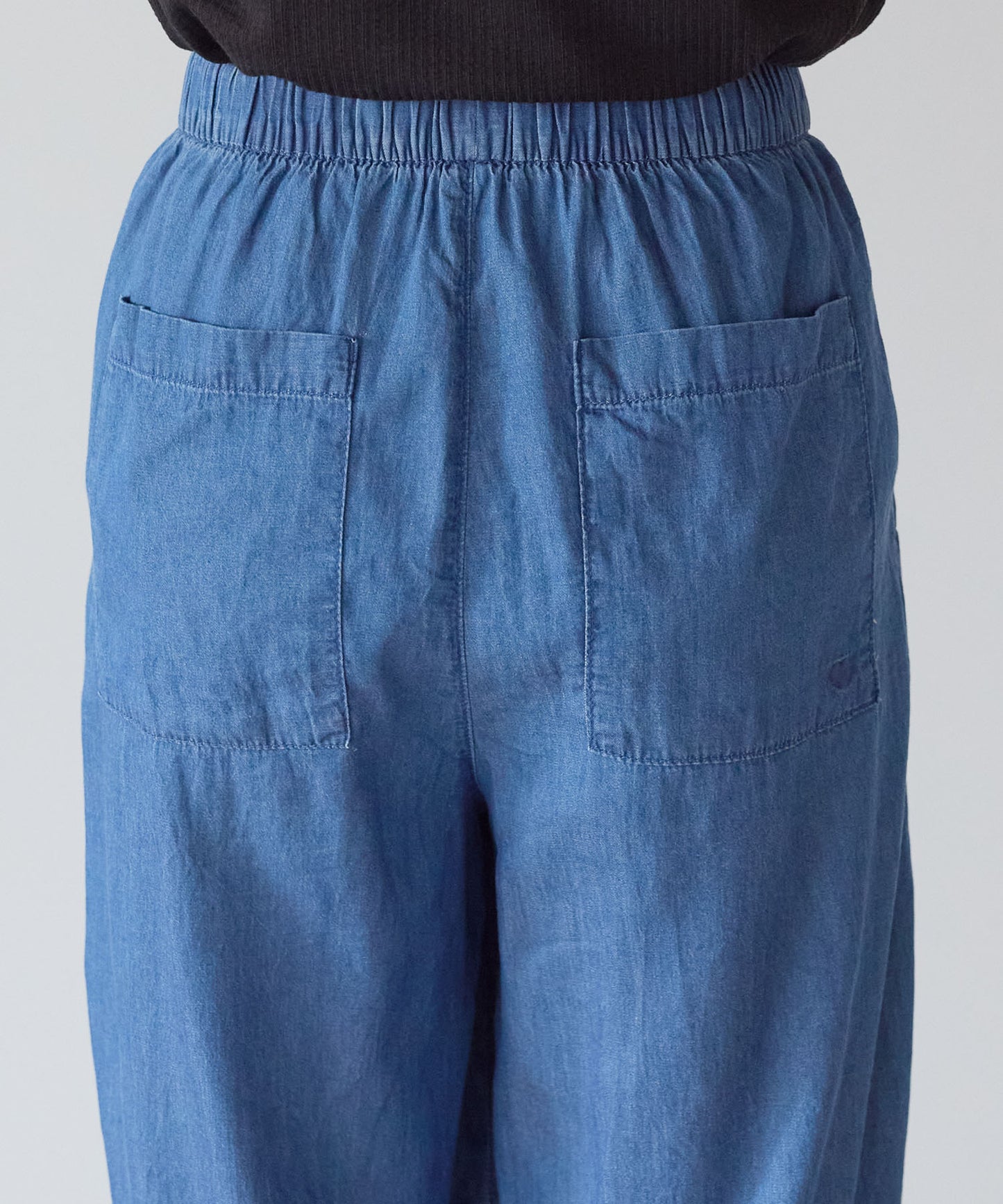 6ozデニムワイドパンツ