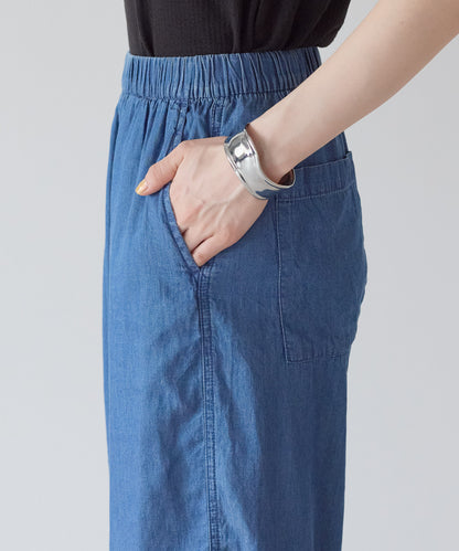 6ozデニムワイドパンツ
