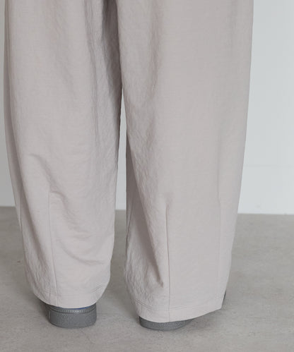 《Scheduled for April 24 Arrival》R/N Pique Tuck Wide Curve Pants