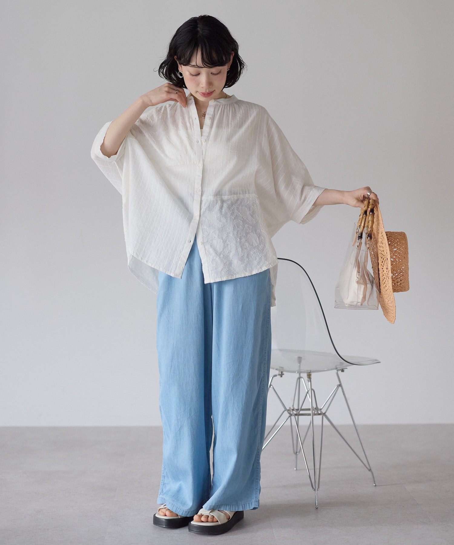 ホワイト / 167cm / FREE