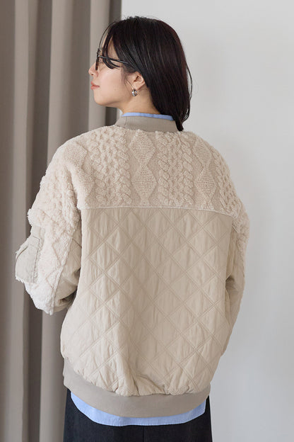 ≪SALE≫Boa & Quilted MA1 Blouson