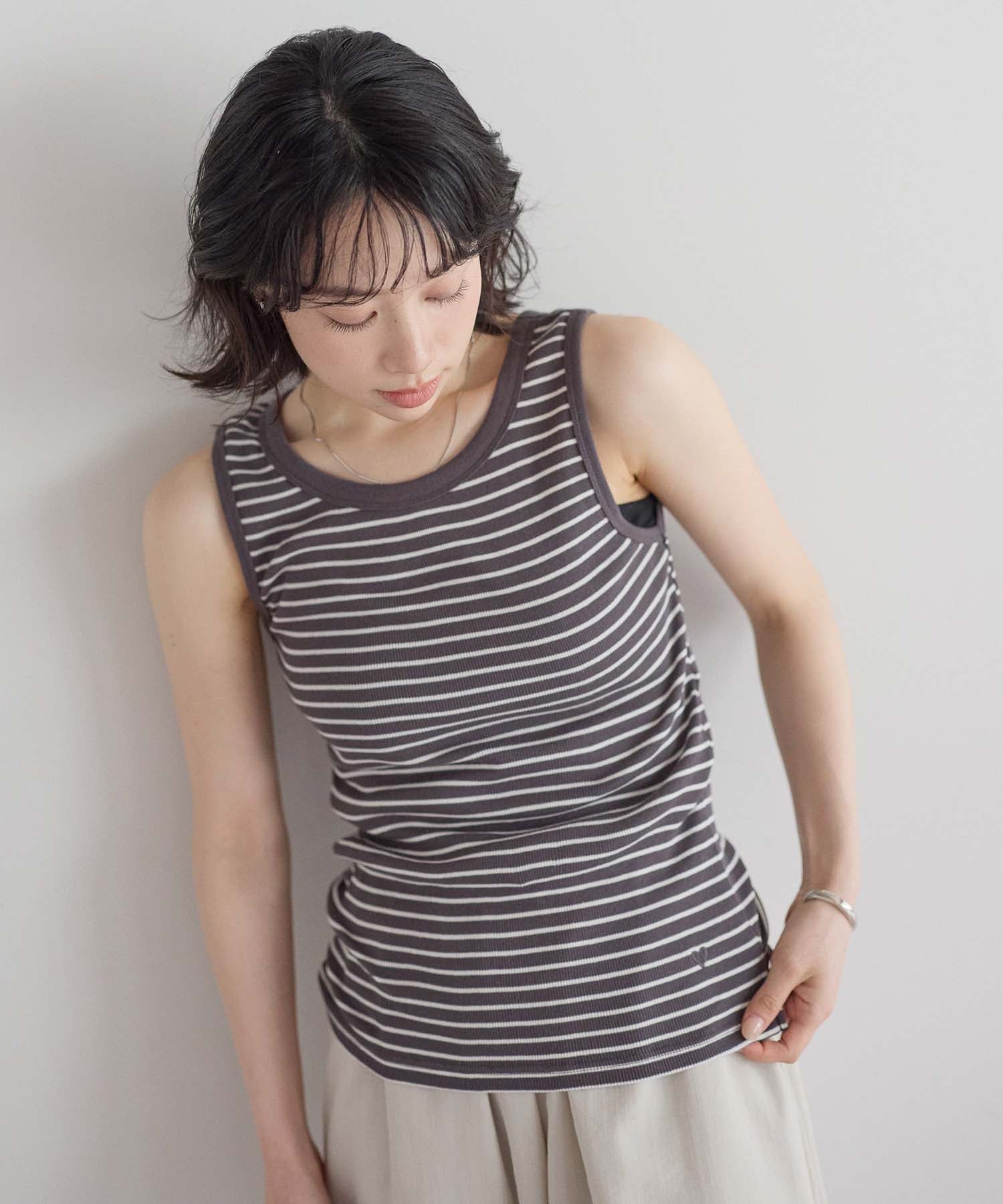 ボーダーチャコール / 157cm / M