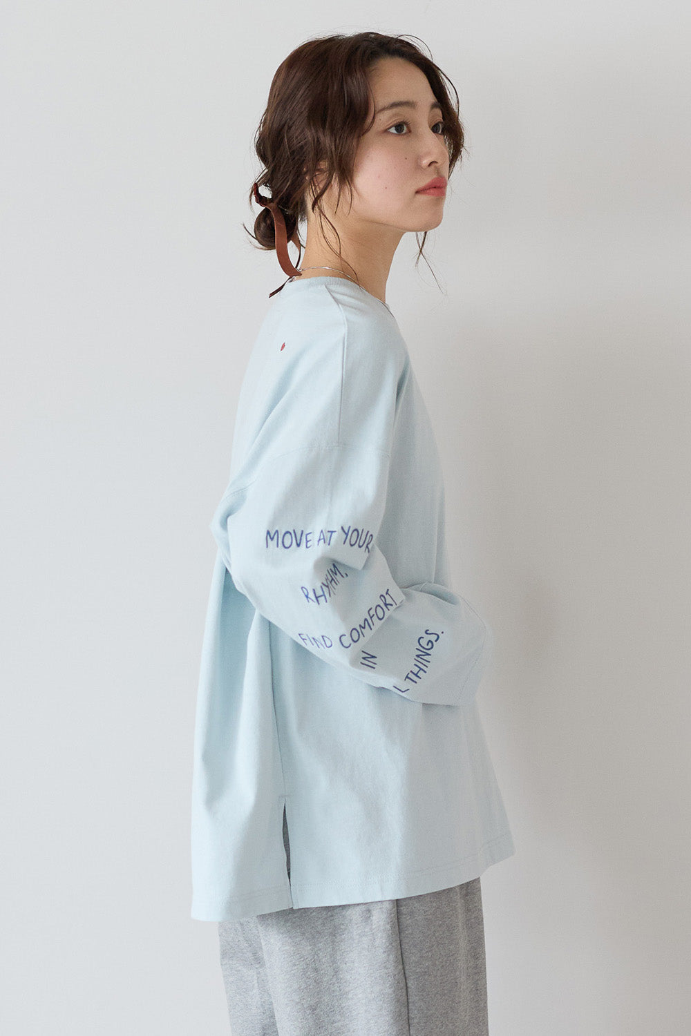 ≪SALE≫ Sleeve Logo Embroidered Pullover