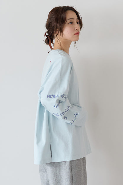≪SALE≫ Sleeve Logo Embroidered Pullover