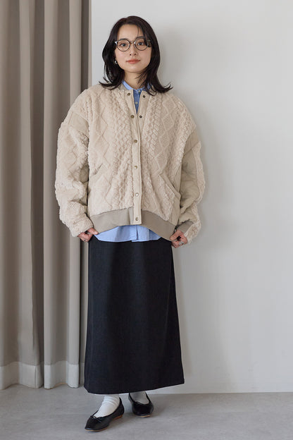 ≪SALE≫Boa & Quilted MA1 Blouson