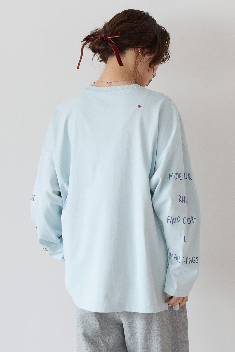 ≪SALE≫ Sleeve Logo Embroidered Pullover