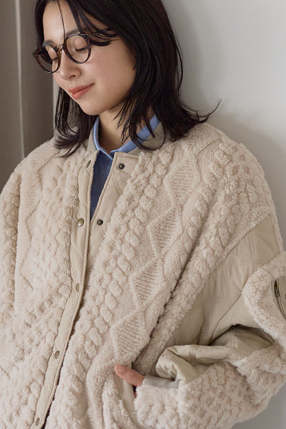 ≪SALE≫Boa & Quilted MA1 Blouson
