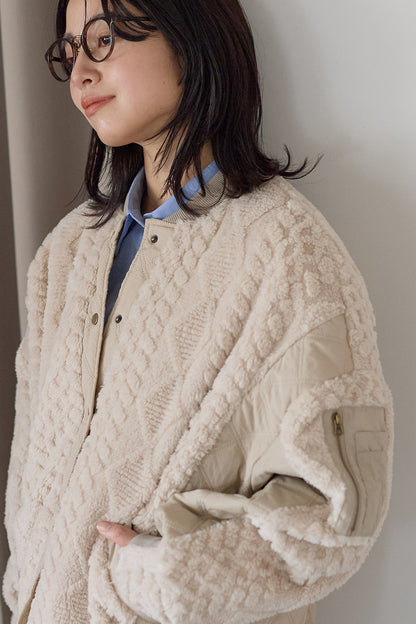 ≪SALE≫Boa & Quilted MA1 Blouson
