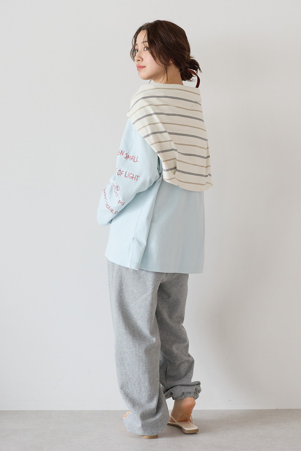 ≪SALE≫ Sleeve Logo Embroidered Pullover