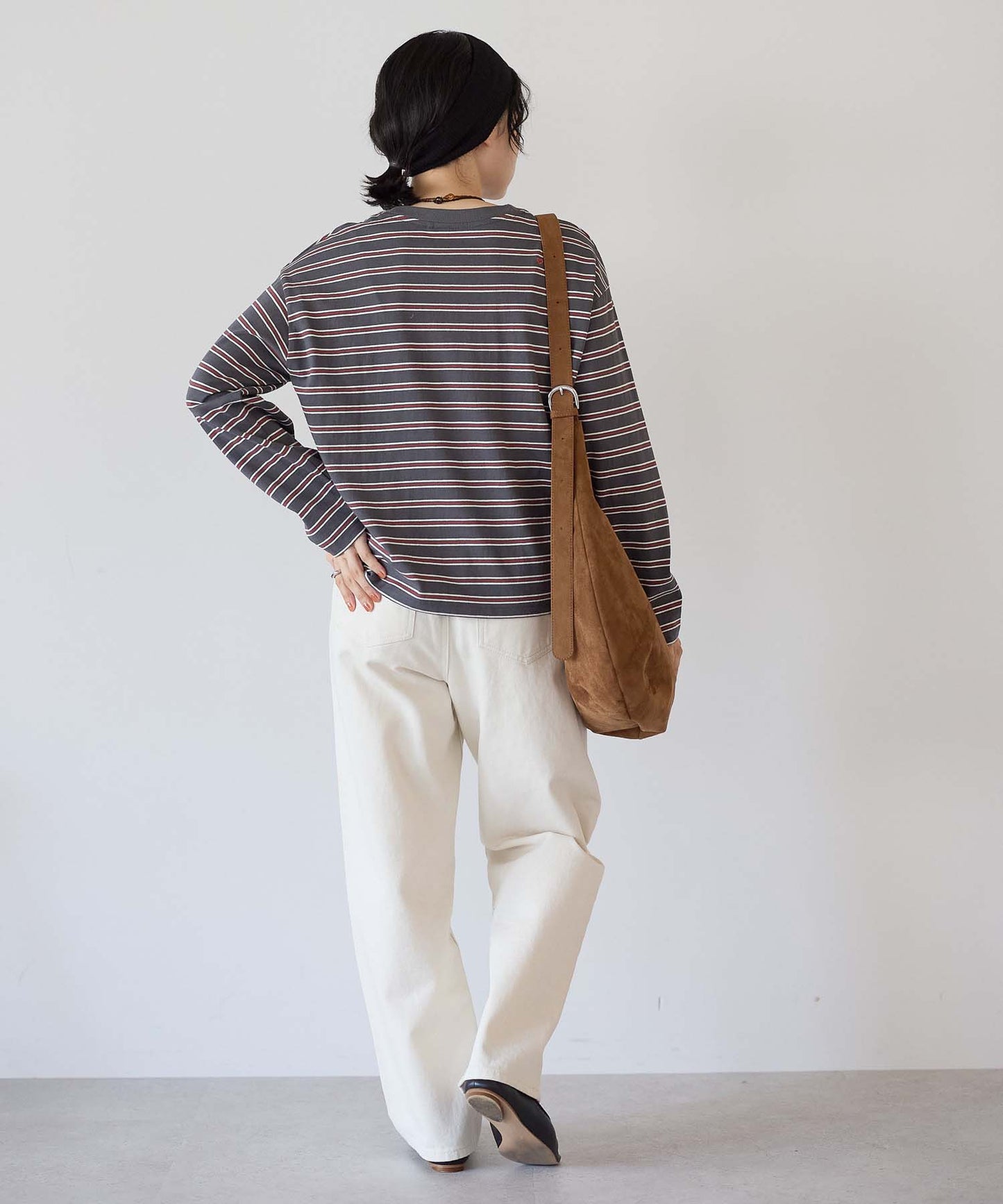 ボーダーレッド / 157cm / M