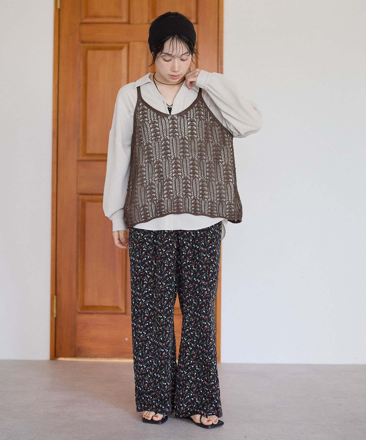 ブラウン / 157cm / FREE