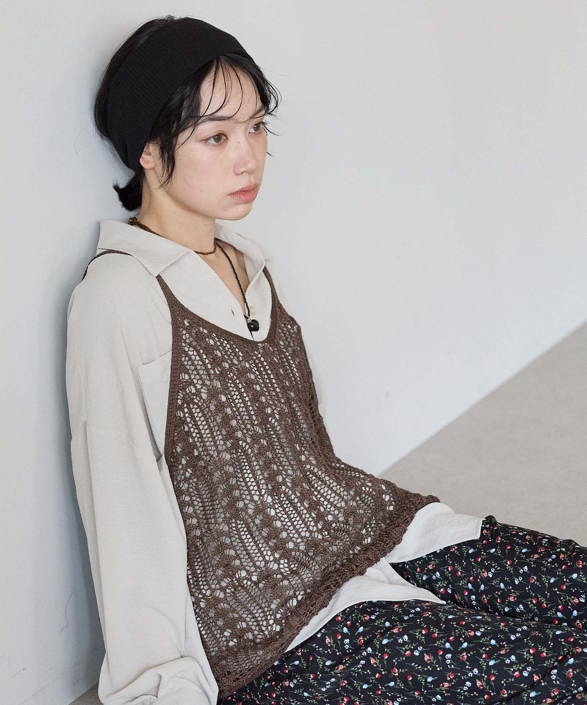 ブラウン / 157cm / FREE