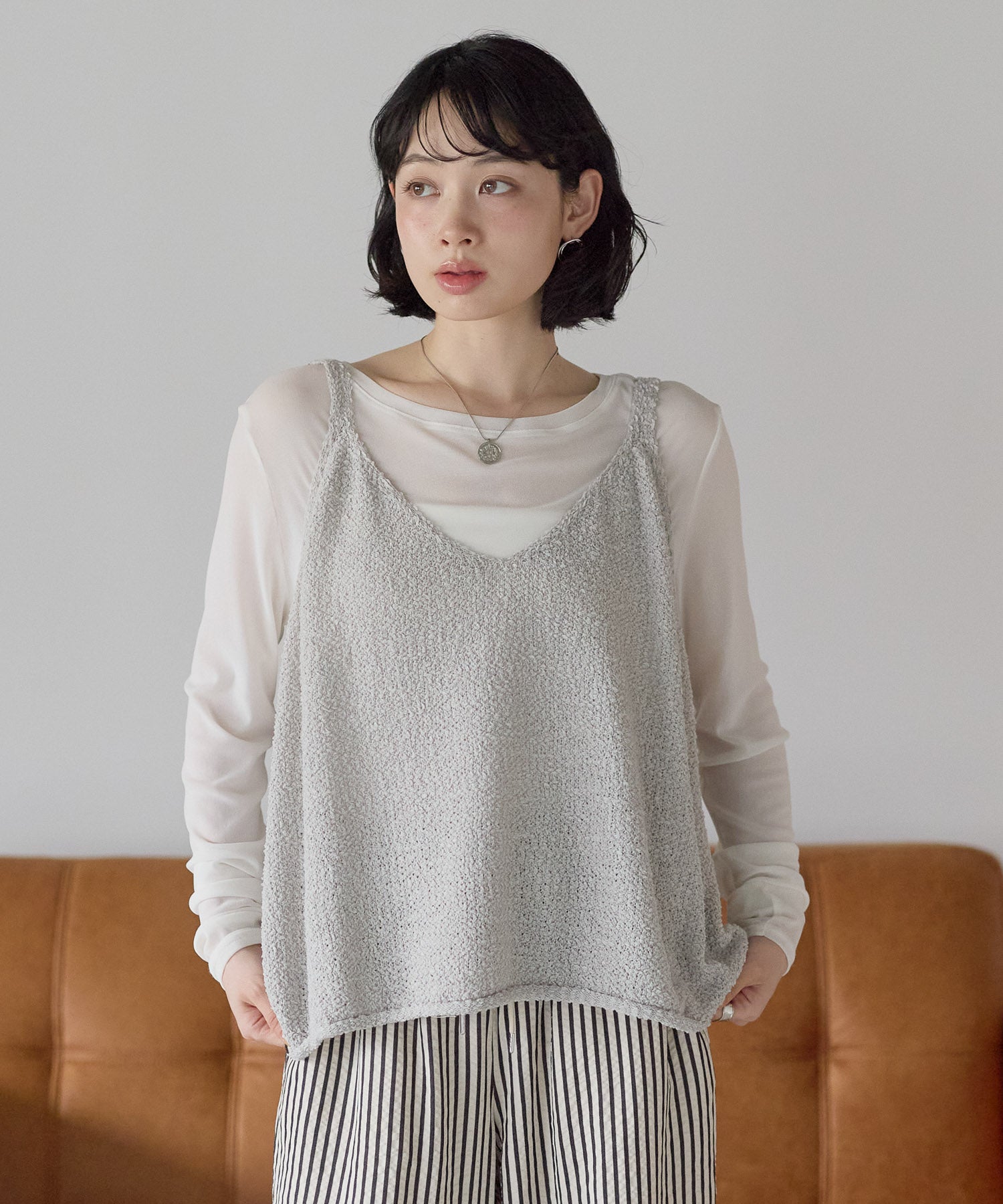 グレージュ / 157cm / FREE