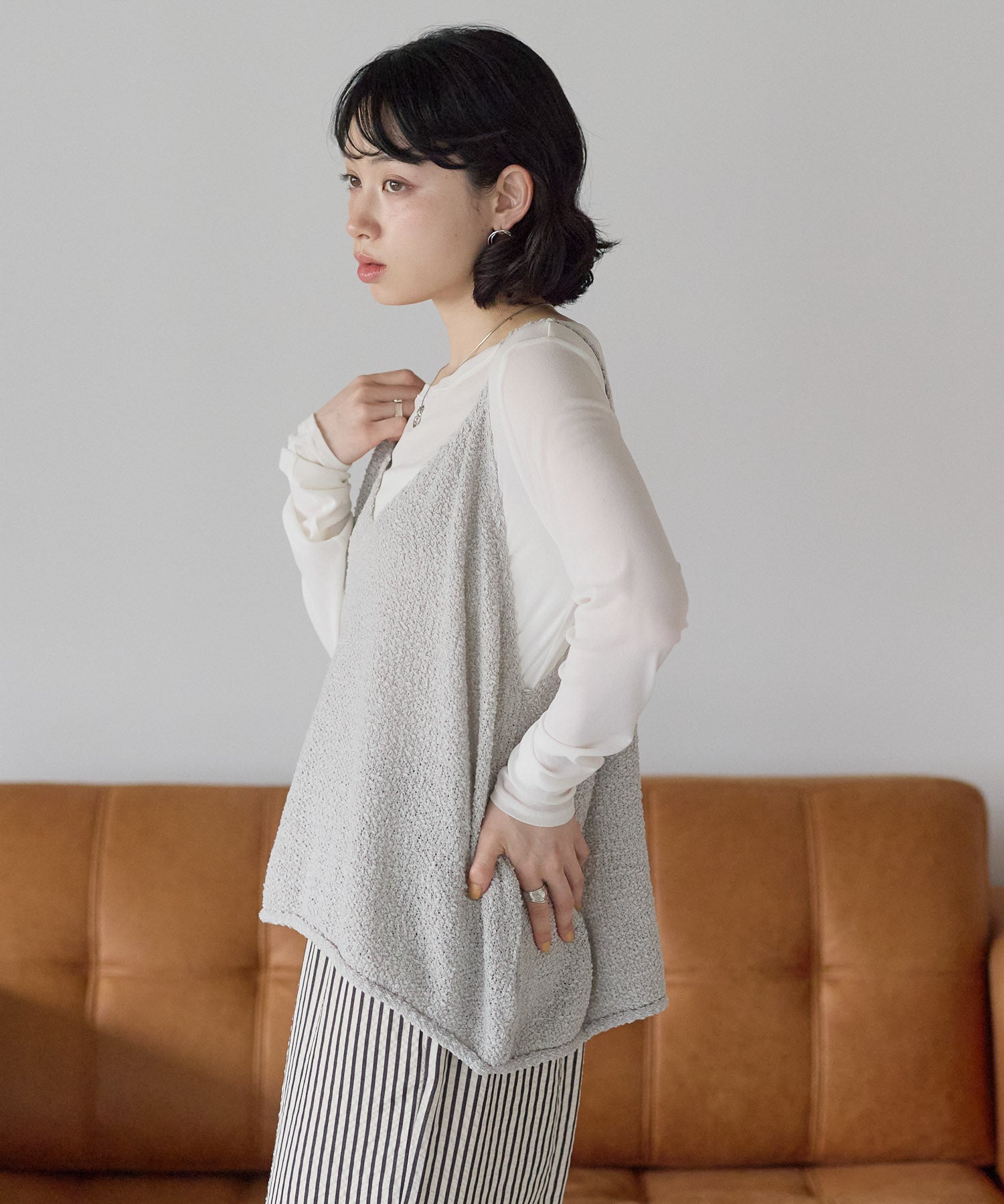 グレージュ / 157cm / FREE