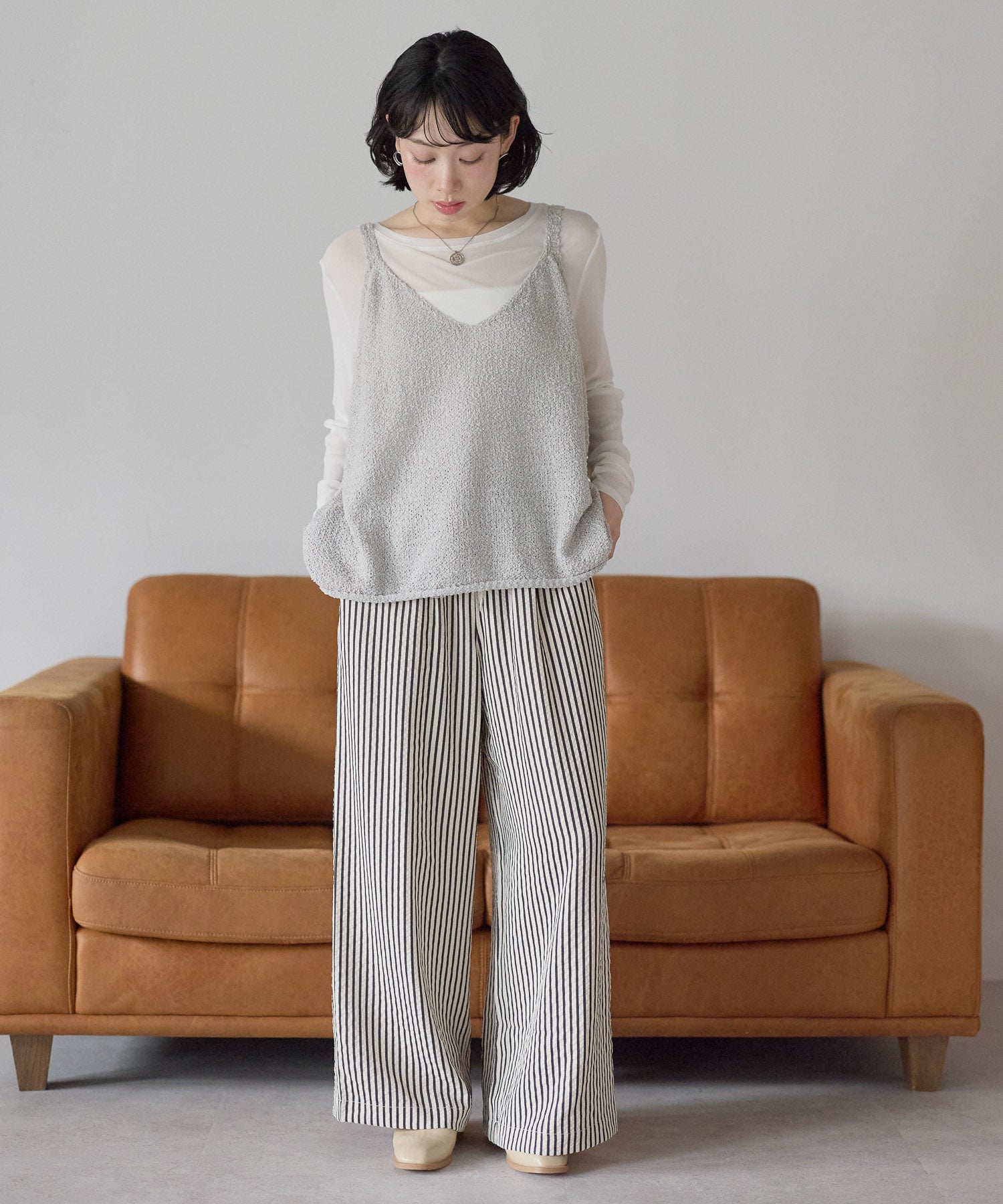 グレージュ / 157cm / FREE