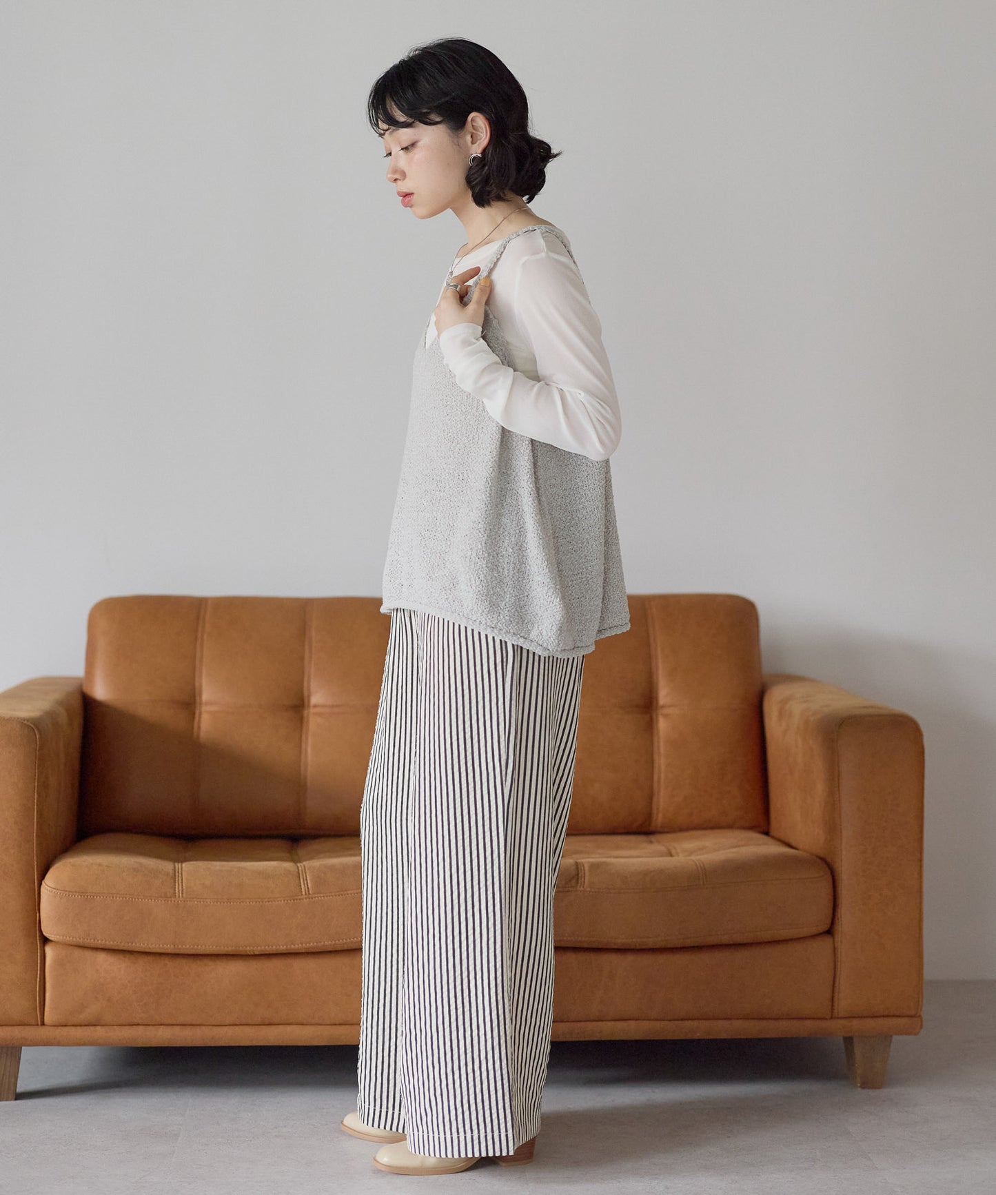 グレージュ / 157cm / FREE