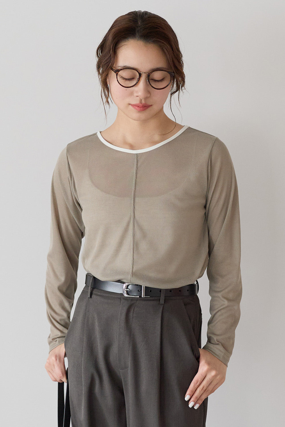 KHAKI / 159cm / FREE