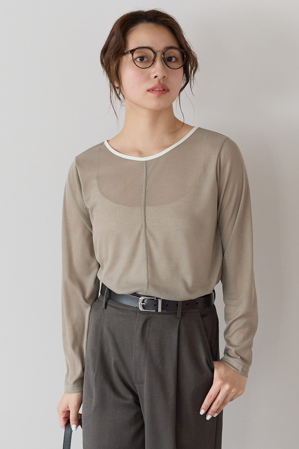 KHAKI / 159cm / FREE