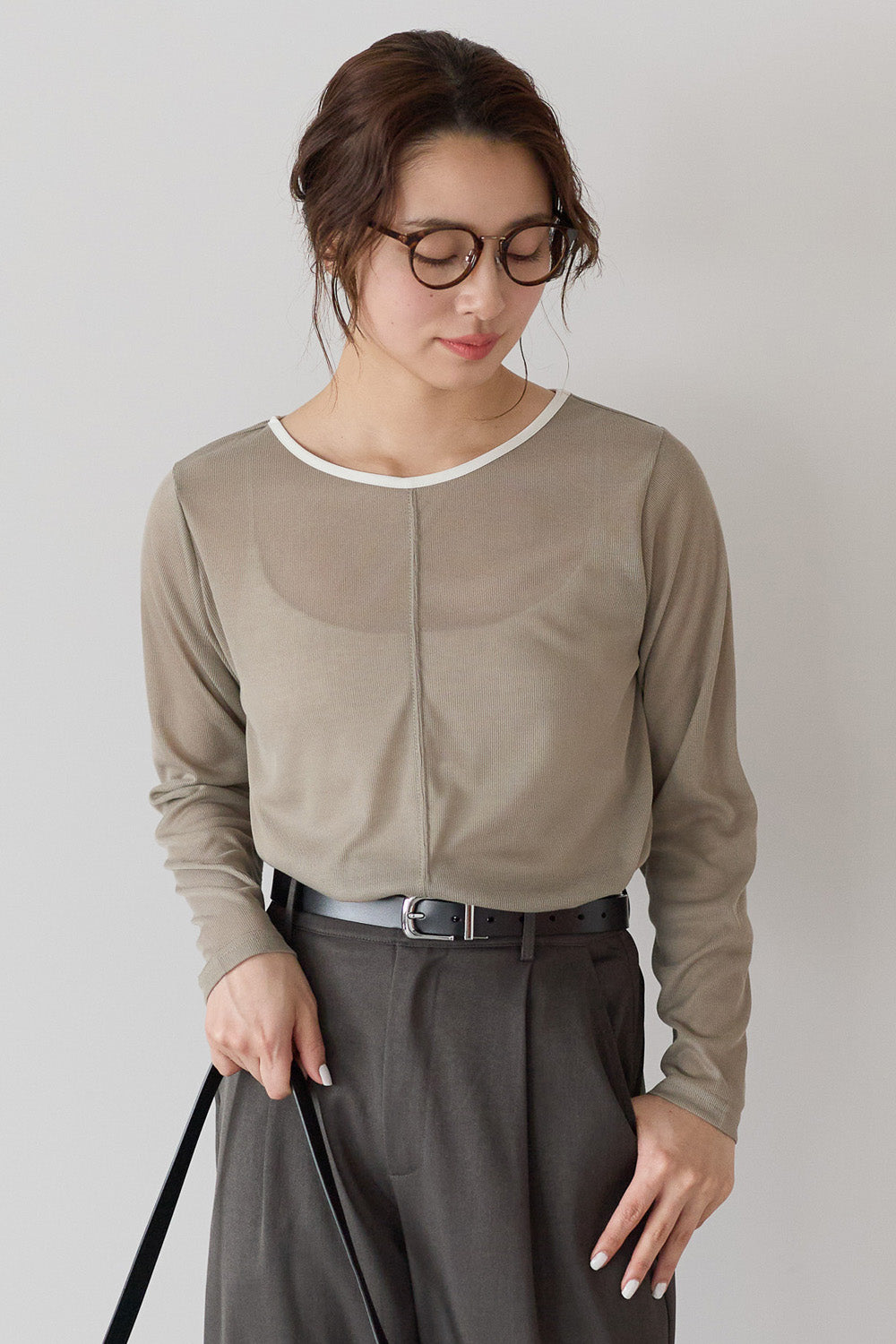 KHAKI / 159cm / FREE