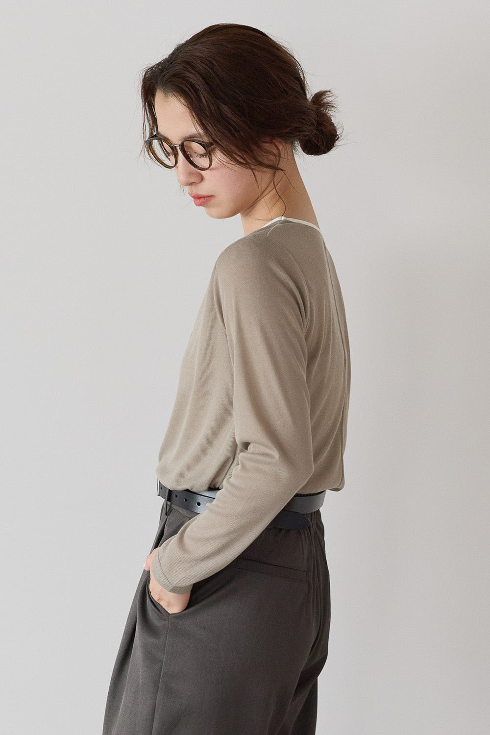 KHAKI / 159cm / FREE