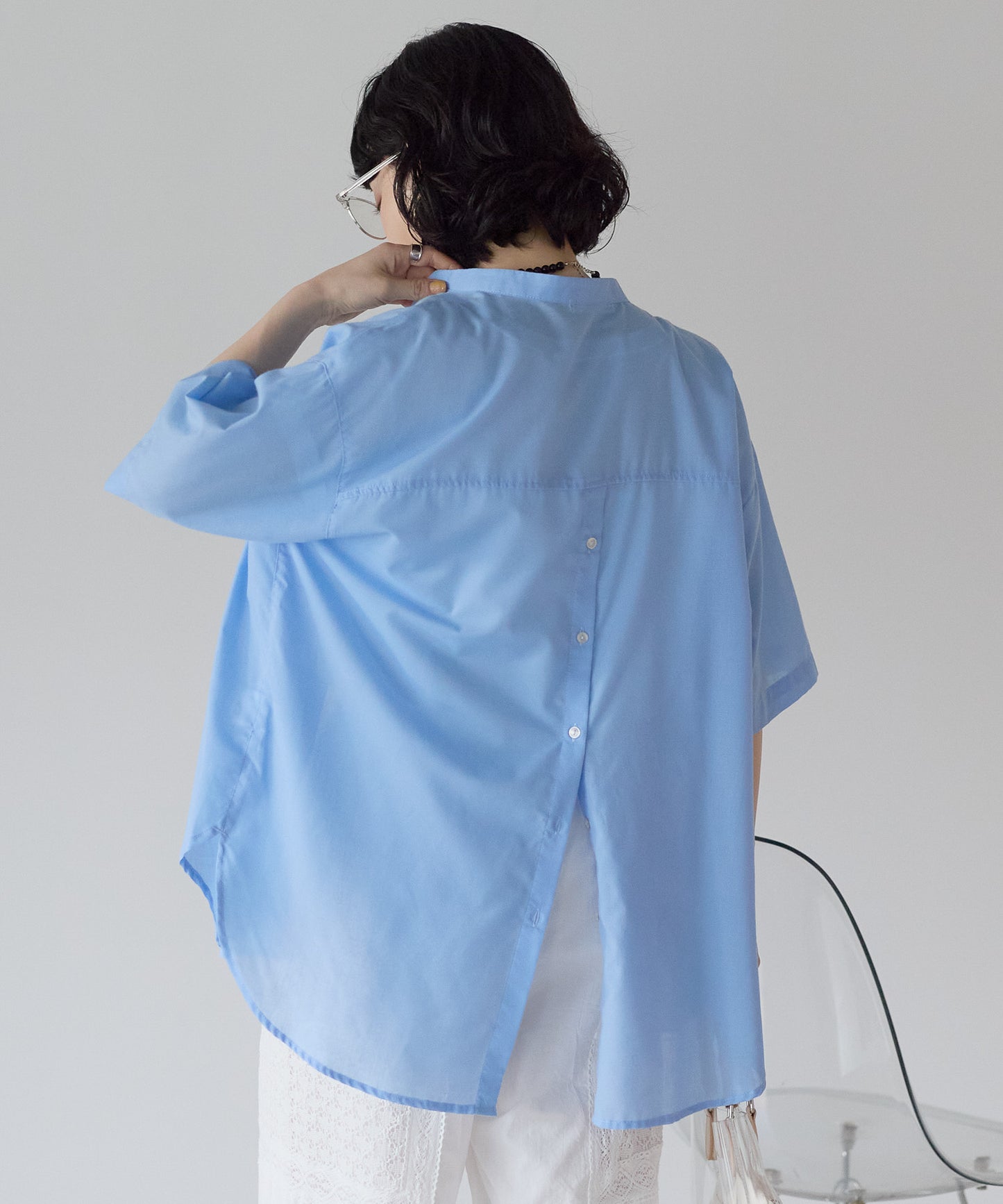 《Scheduled for April 29 Arrival》Back Design Front-Open Skipper Tunic