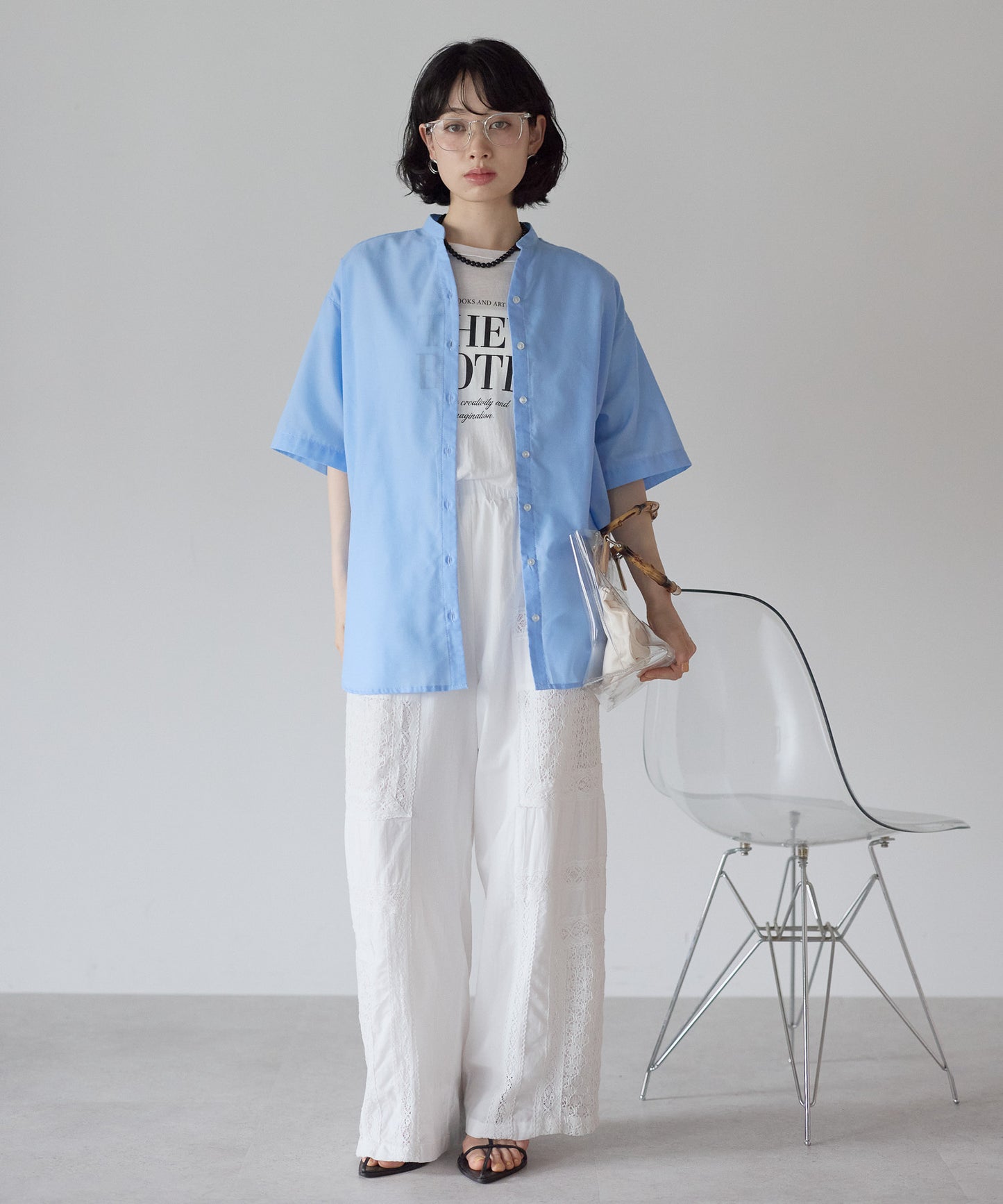 《Scheduled for April 29 Arrival》Back Design Front-Open Skipper Tunic