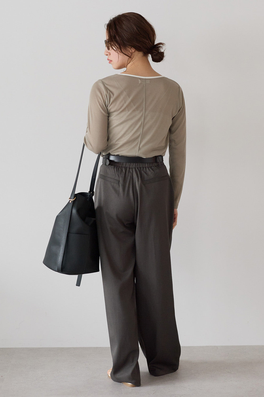 KHAKI / 159cm / FREE