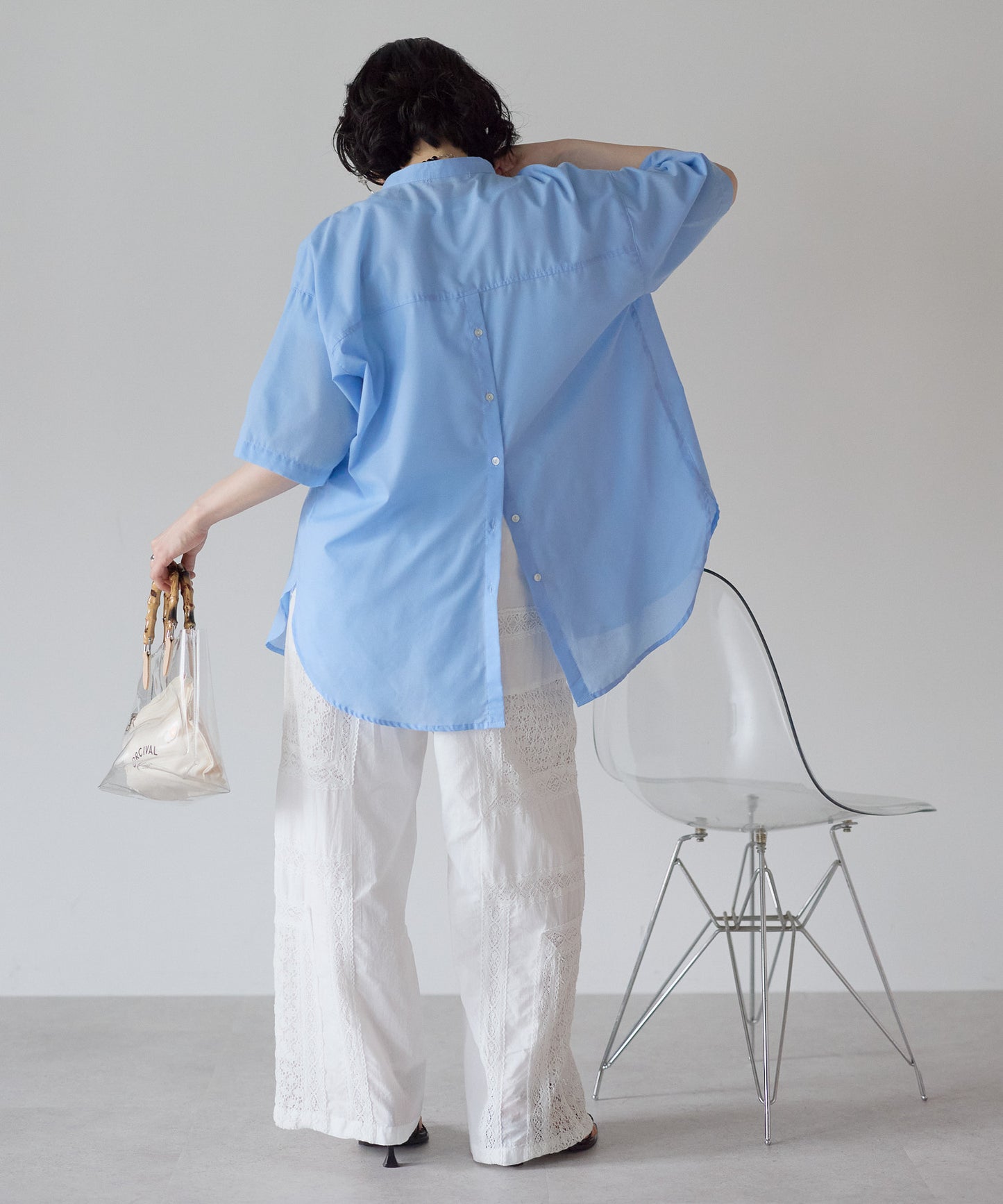 《Scheduled for April 29 Arrival》Back Design Front-Open Skipper Tunic