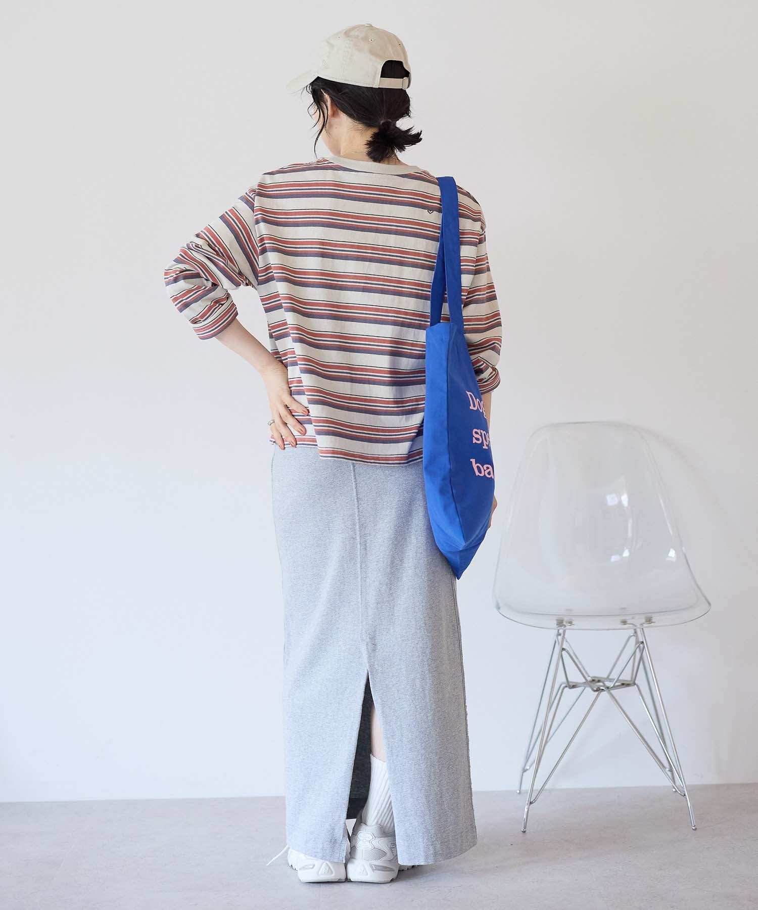 ボーダーオレンジ / 157cm / M
