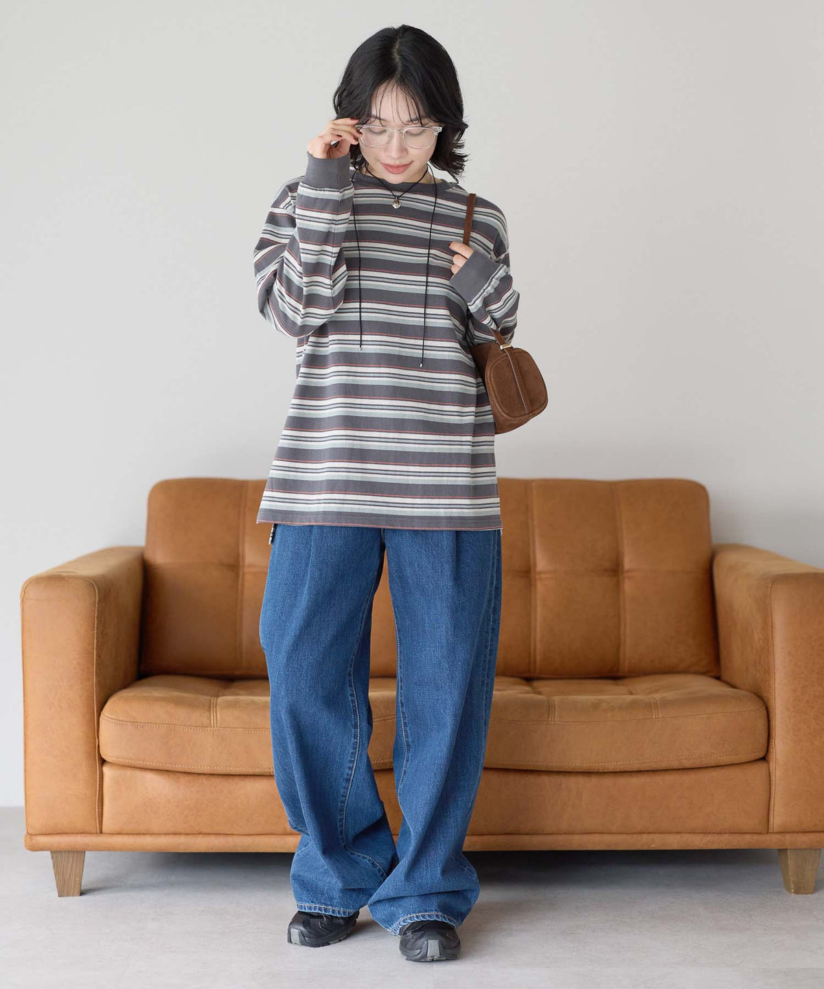 ボーダーチャコール / 157cm / M