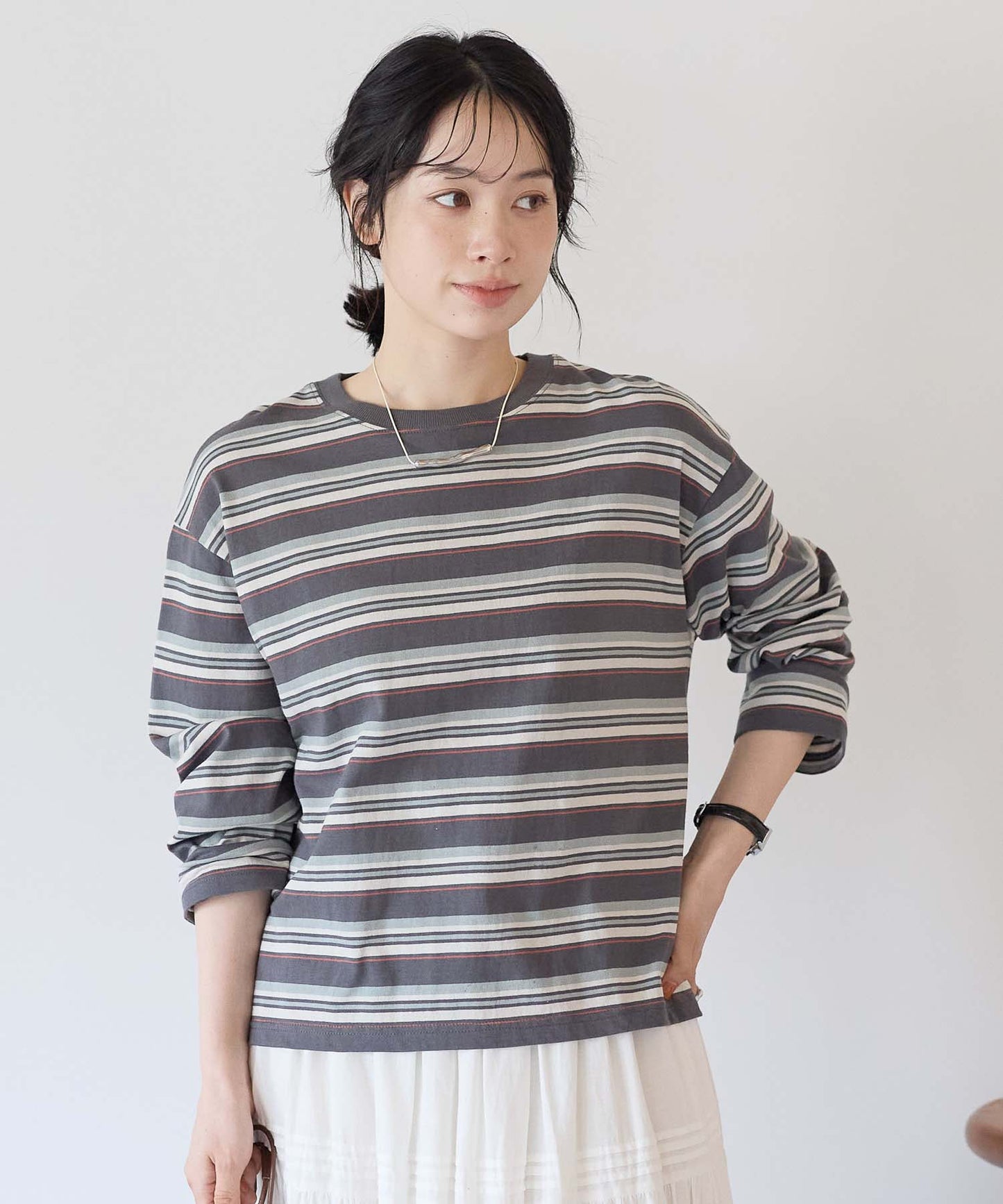 ボーダーチャコール / 157cm / M