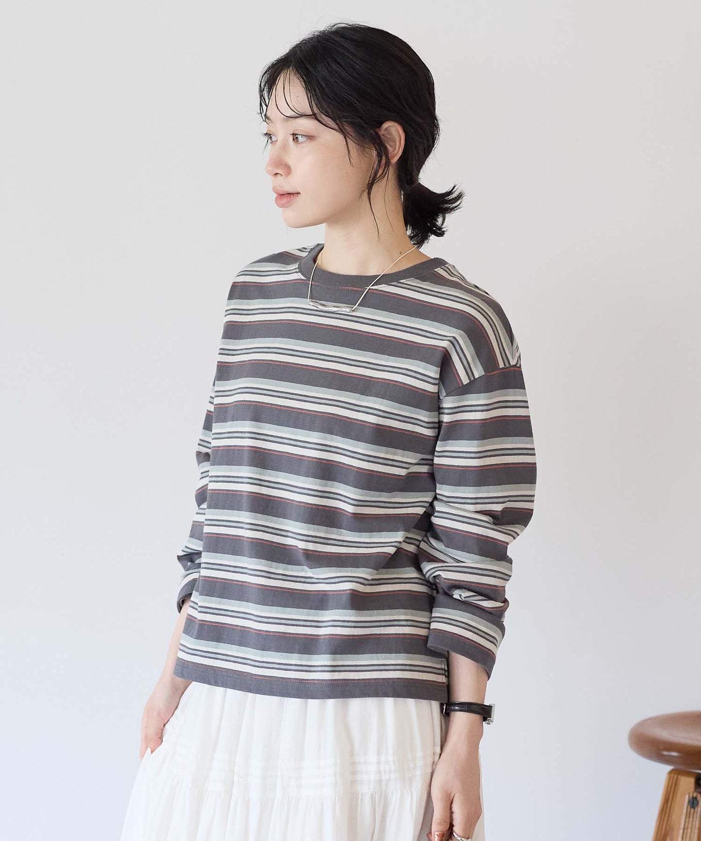 ボーダーチャコール / 157cm / M