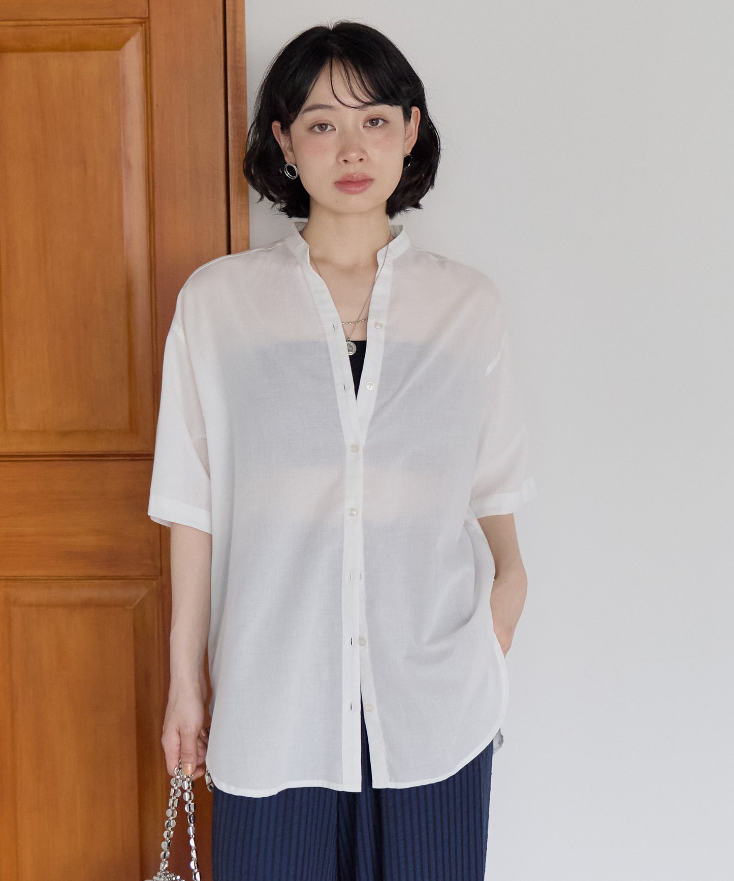 《Scheduled for April 29 Arrival》Back Design Front-Open Skipper Tunic