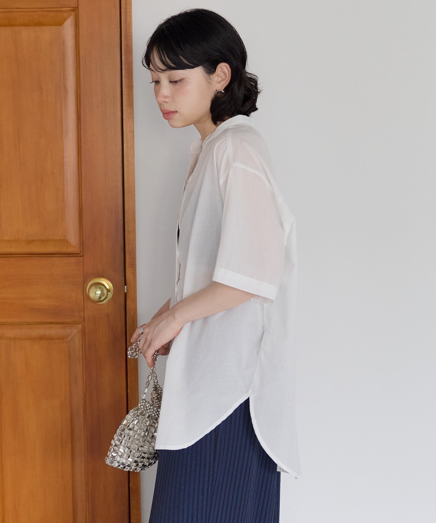 《Scheduled for April 29 Arrival》Back Design Front-Open Skipper Tunic