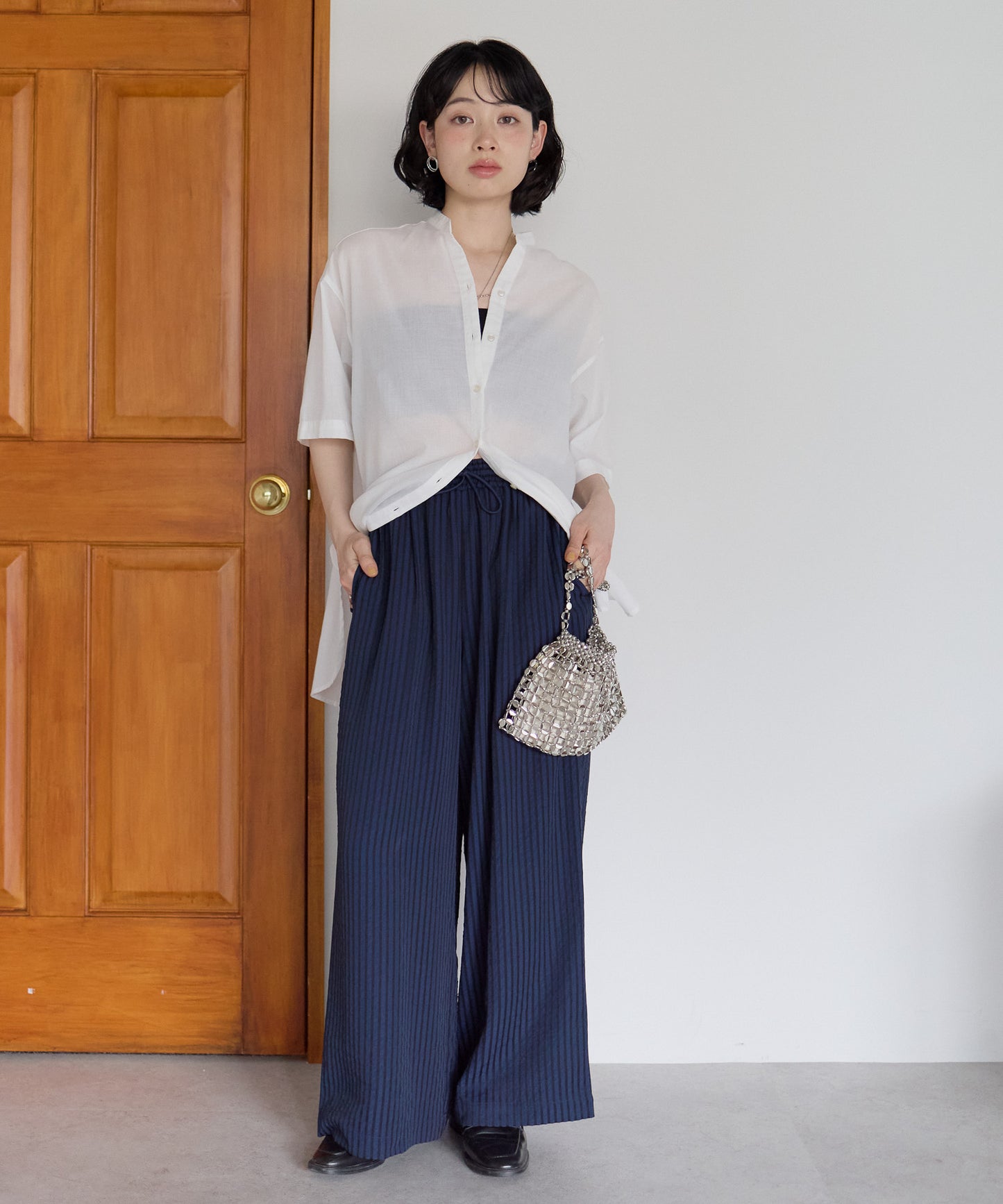 《Scheduled for April 29 Arrival》Back Design Front-Open Skipper Tunic
