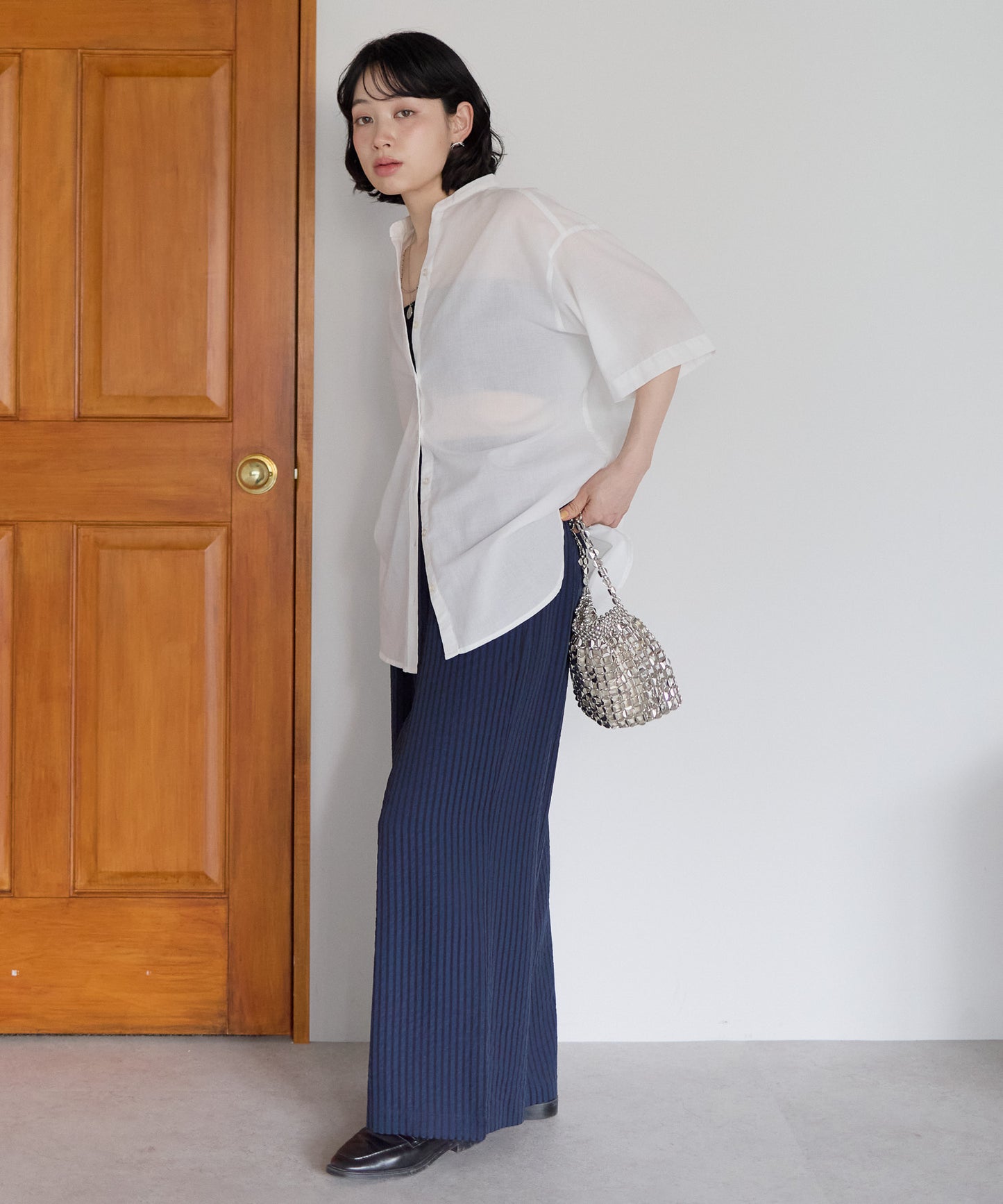 《Scheduled for April 29 Arrival》Back Design Front-Open Skipper Tunic