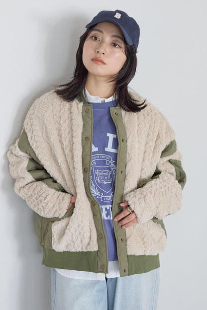 ≪SALE≫Boa & Quilted MA1 Blouson