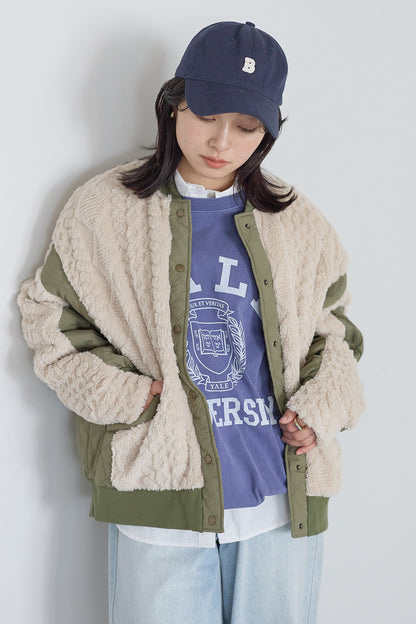 ≪SALE≫Boa & Quilted MA1 Blouson